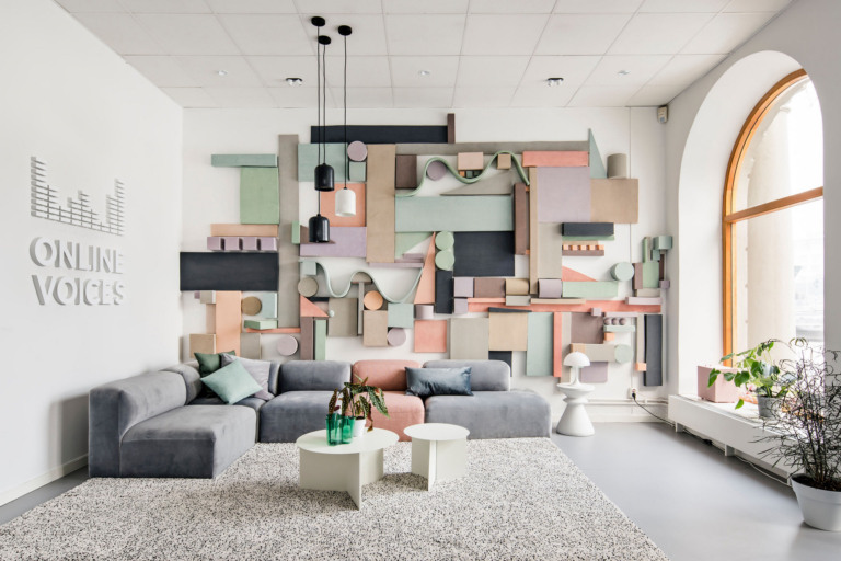 200平米音樂科技公司辦公室裝修設計