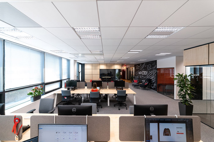 400平米軟件開發公司辦公室裝修設計