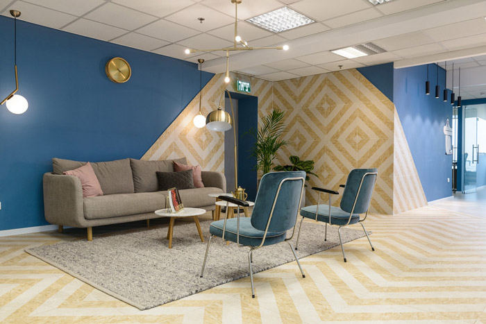 350平米生物技術公司辦公室裝修設計