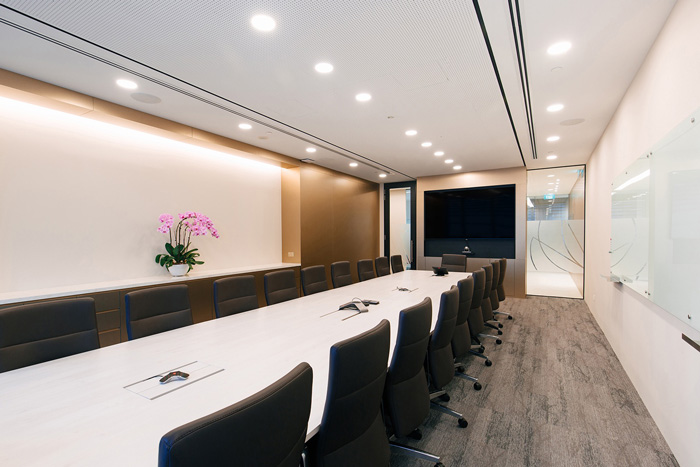 500平米能源公司辦公室裝修設計