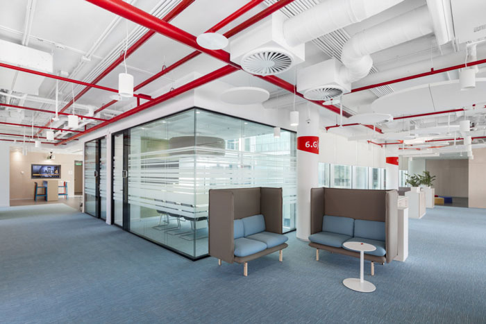 700平米寵物食品公司辦公室裝修設計