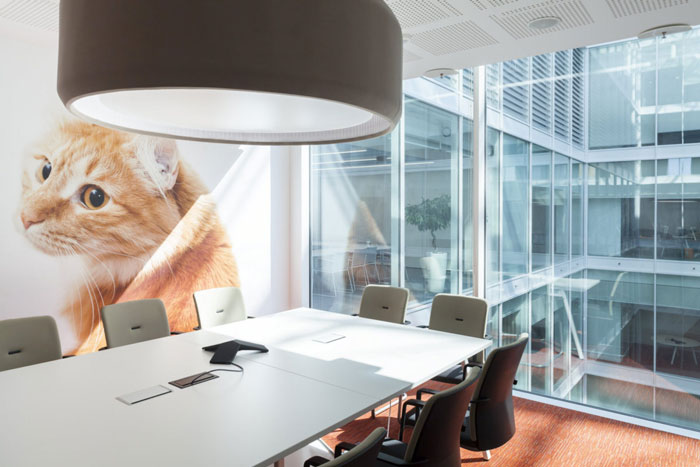 700平米寵物食品公司辦公室裝修設計