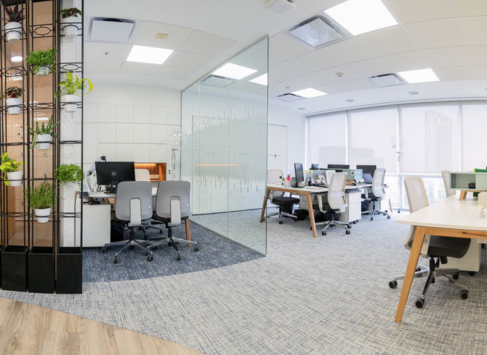 650平米化妝品公司辦公室裝修設計