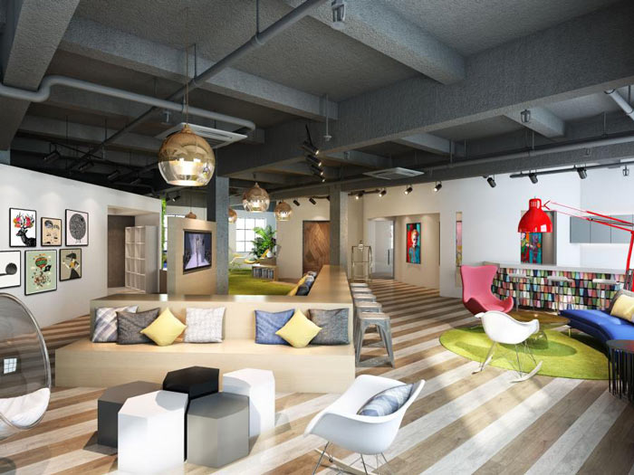 240平米女裝公司辦公室裝修設計