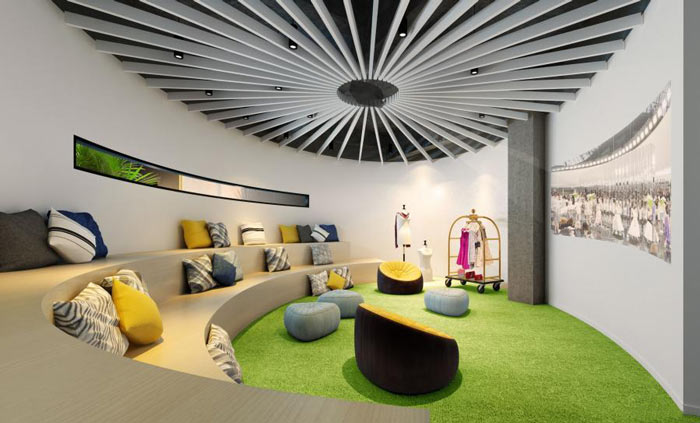 240平米女裝公司辦公室裝修設計