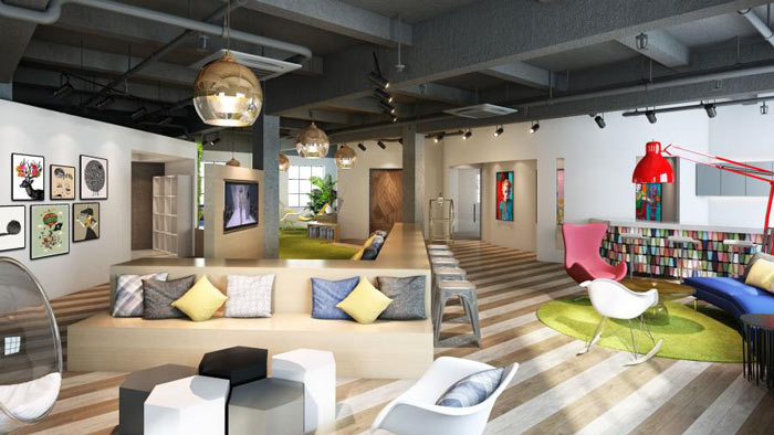 240平米女裝公司辦公室裝修設計