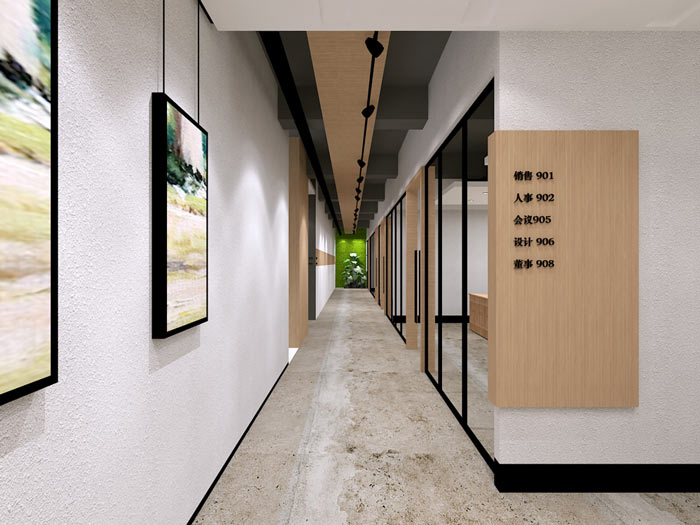 800平米童裝公司辦公室裝修設計