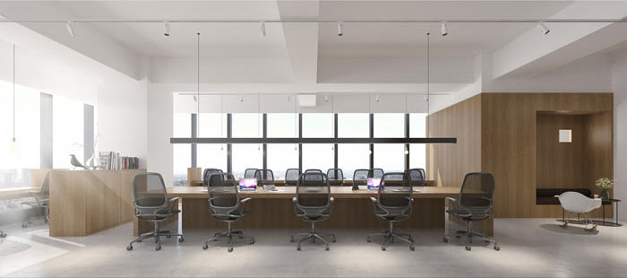 320平米商貿公司辦公室裝修設計