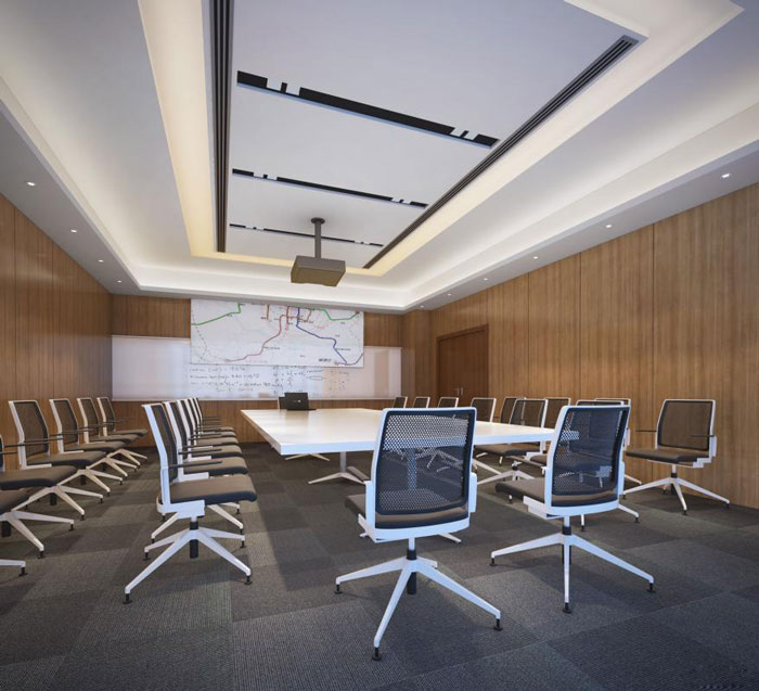 550平米能源集團(tuán)公司辦公室裝修設(shè)計(jì)