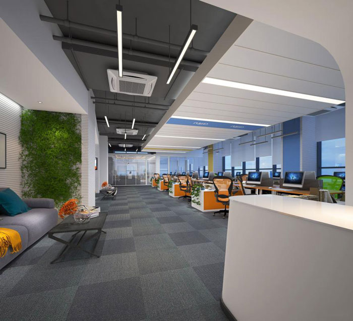 550平米能源集團(tuán)公司辦公室裝修設(shè)計(jì)