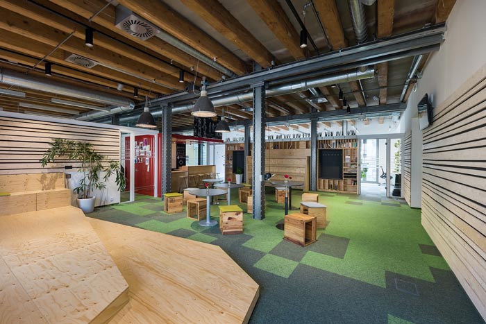 600平米節(jié)能技術公司辦公室裝修設計