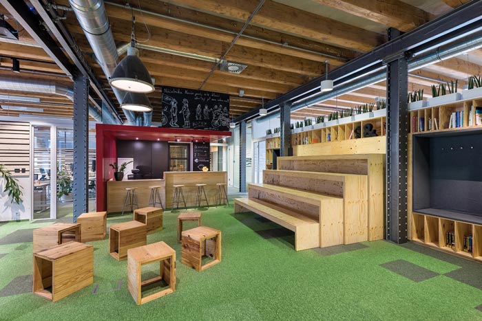 600平米節(jié)能技術公司辦公室裝修設計