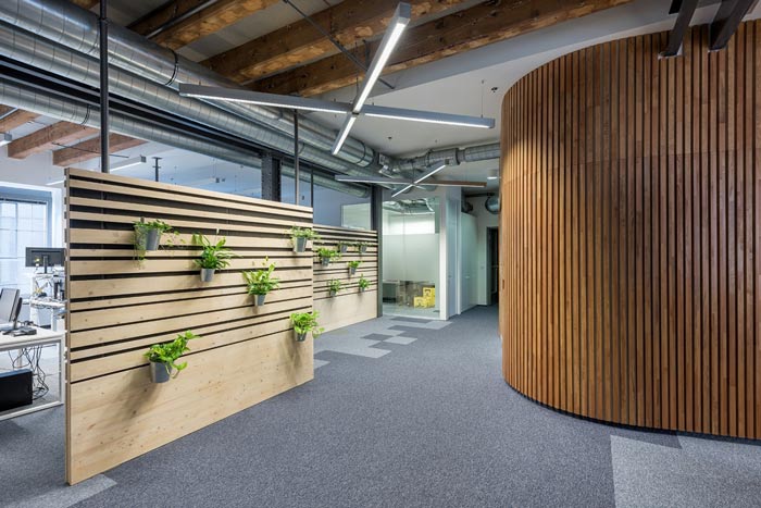 600平米節(jié)能技術公司辦公室裝修設計