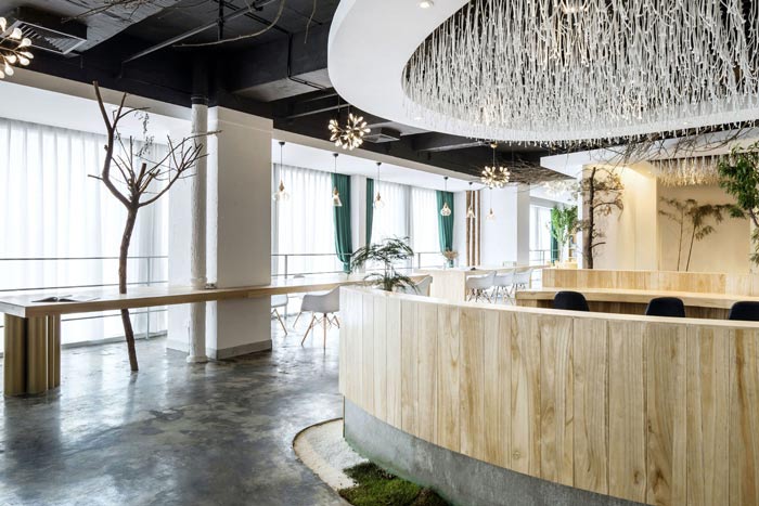 360平米節(jié)能環(huán)保公司辦公室裝修設(shè)計