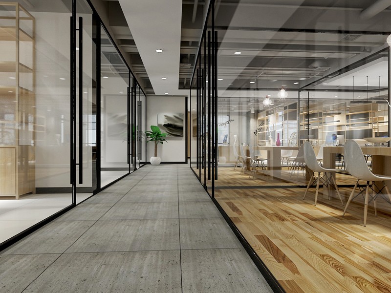 300平米機械公司辦公室裝修設計