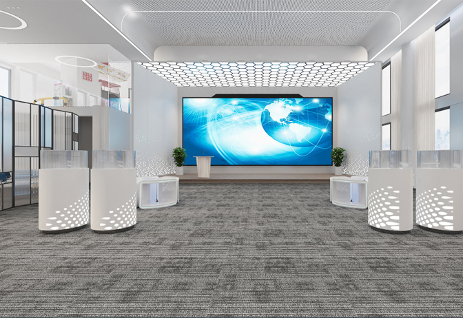 華夏佳潤辦公樓裝修設計全景案例