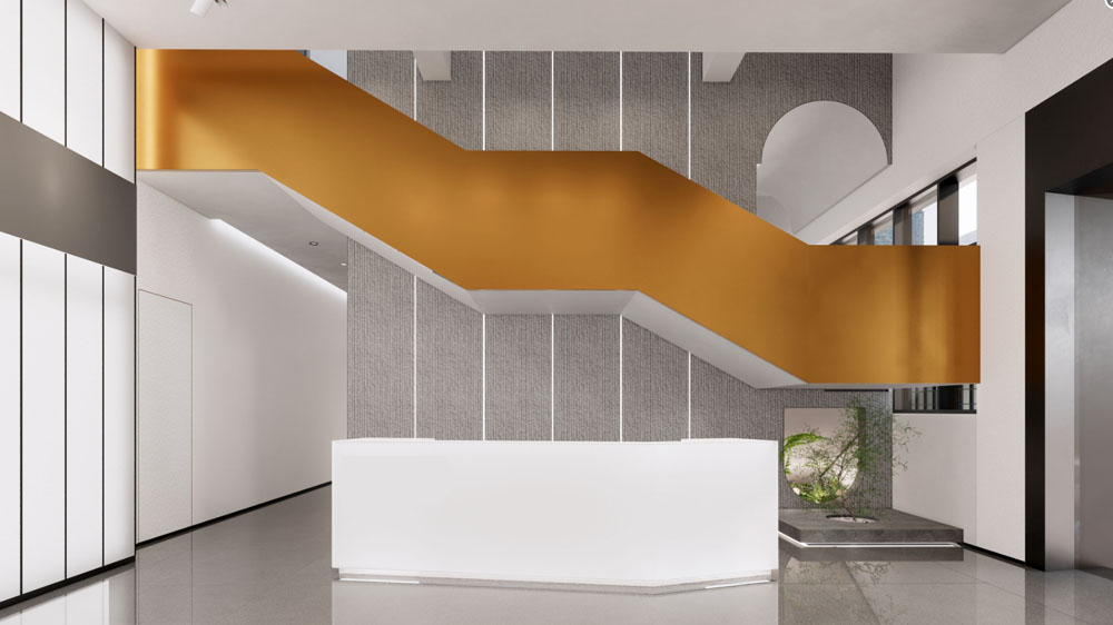 1600平方鄭州辦公樓設計方案+裝修施工