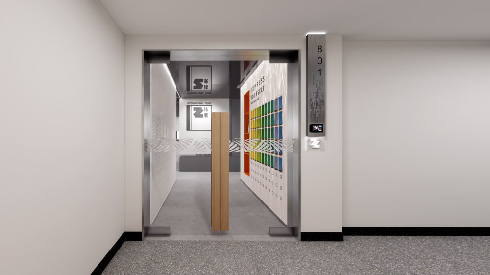 450平米貿易公司辦公室裝修設計