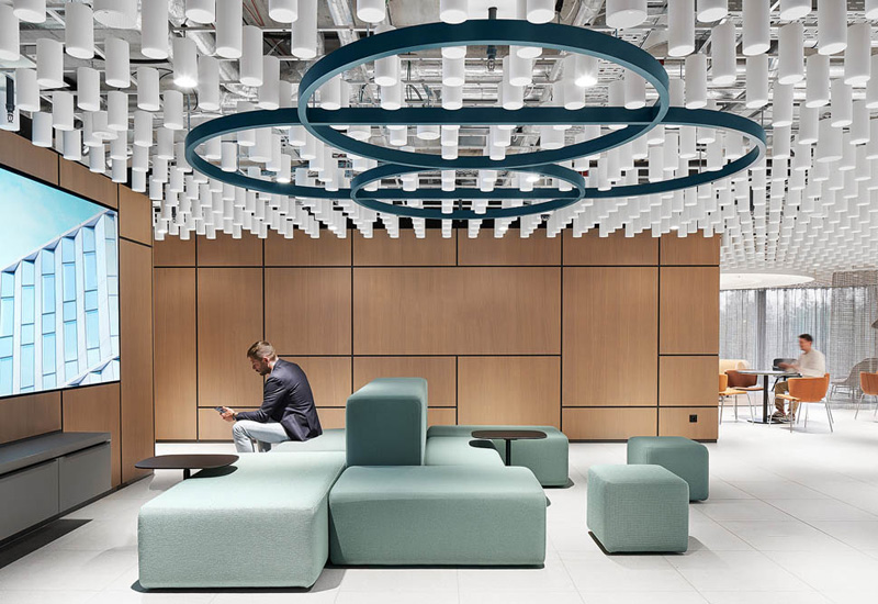 800平米鄭州集團辦公室裝修設計