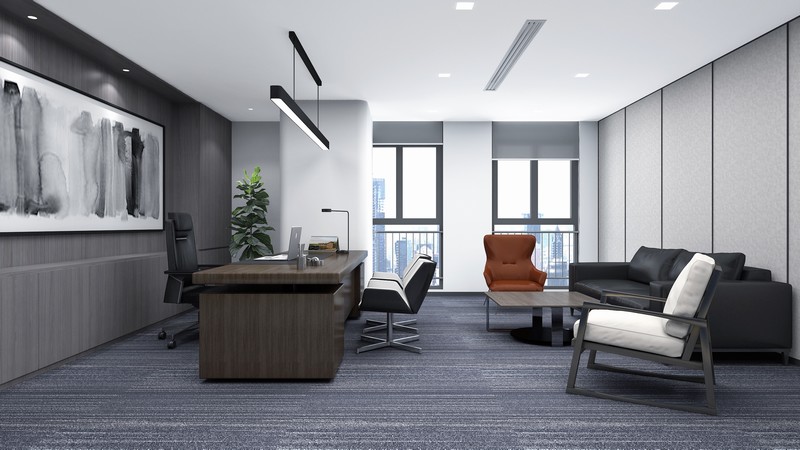 1200平米投資公司辦公室裝修設計