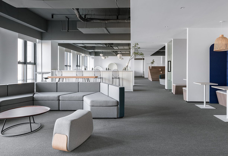 450平米鄭州服裝公司辦公室裝修設計