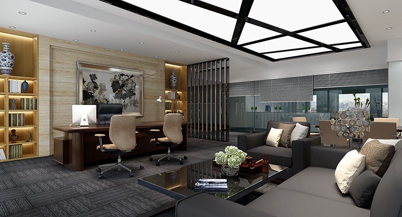 560平米辦公室裝修設計效果圖