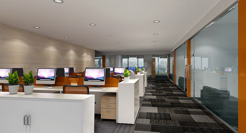 560平米辦公室裝修設計效果圖