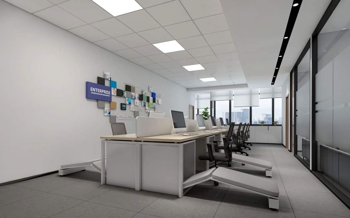 800平鄭州辦公室裝修設計效果圖