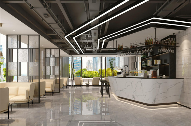 2200平米企業辦公樓裝修設計效果圖