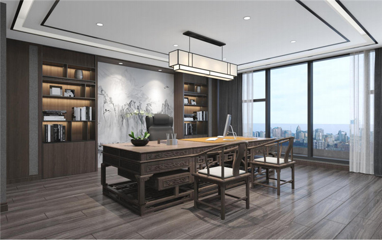2200平米企業辦公樓裝修設計效果圖