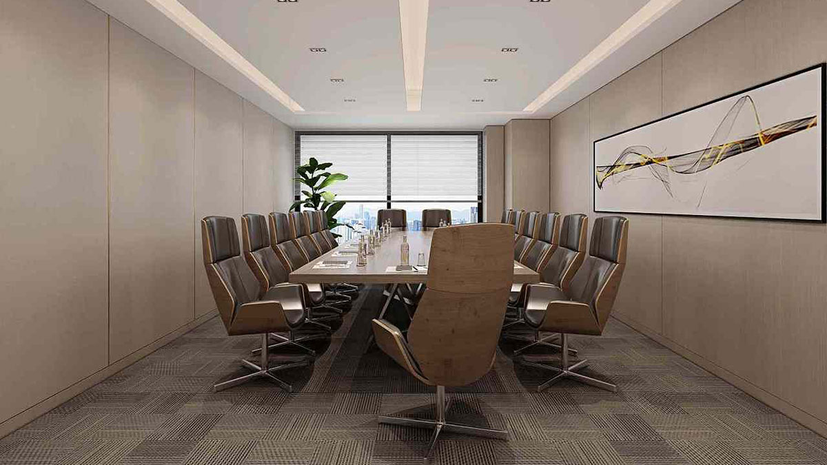 280平米新中式辦公室裝修設計效果圖