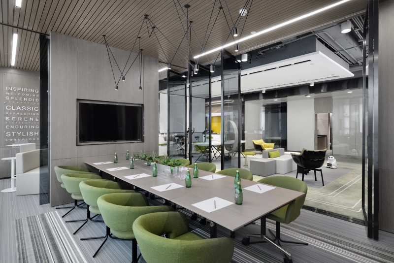 345平米鄭州辦公室設計裝修效果圖