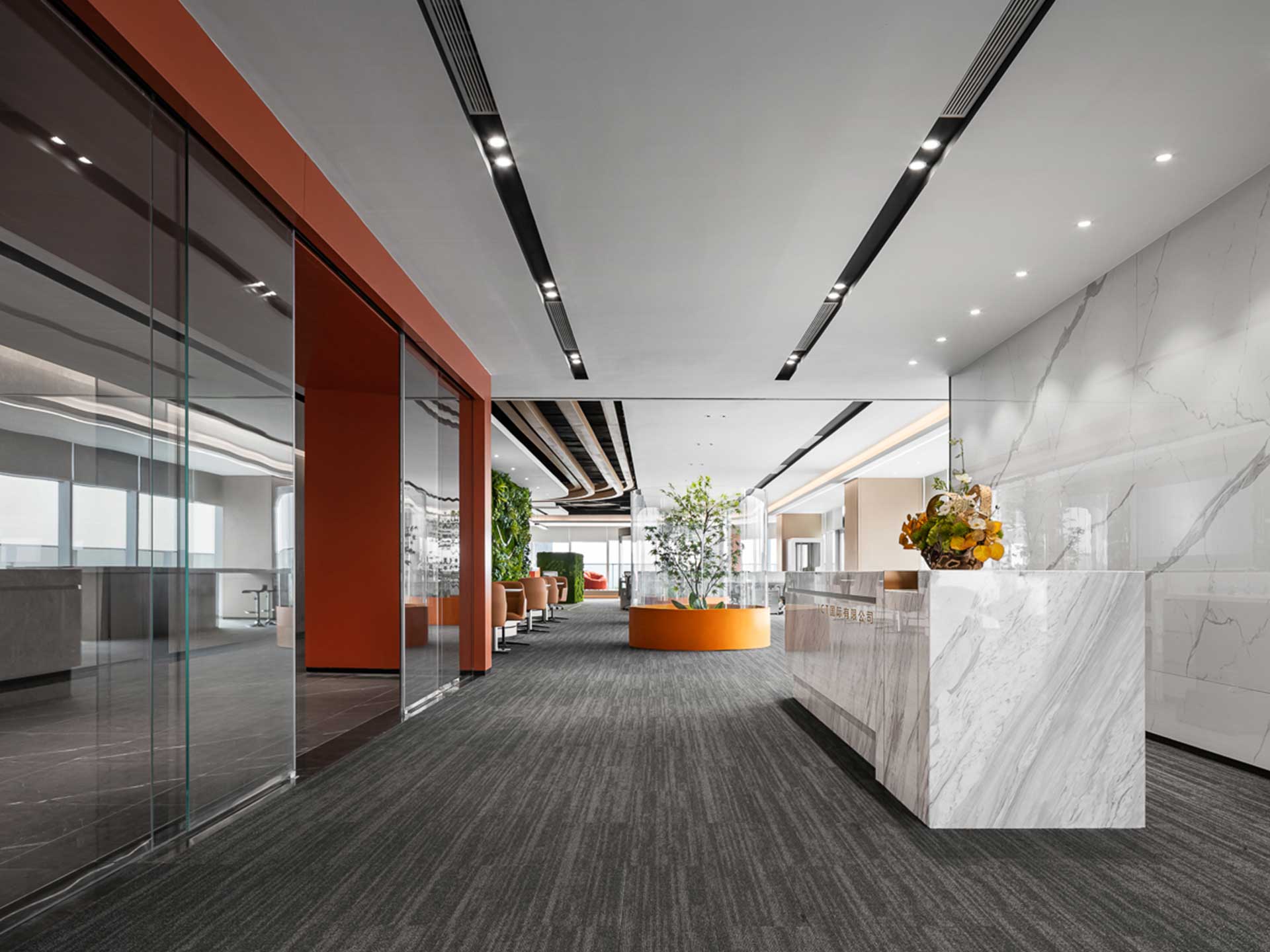1000平米鄭州辦公室裝修效果圖