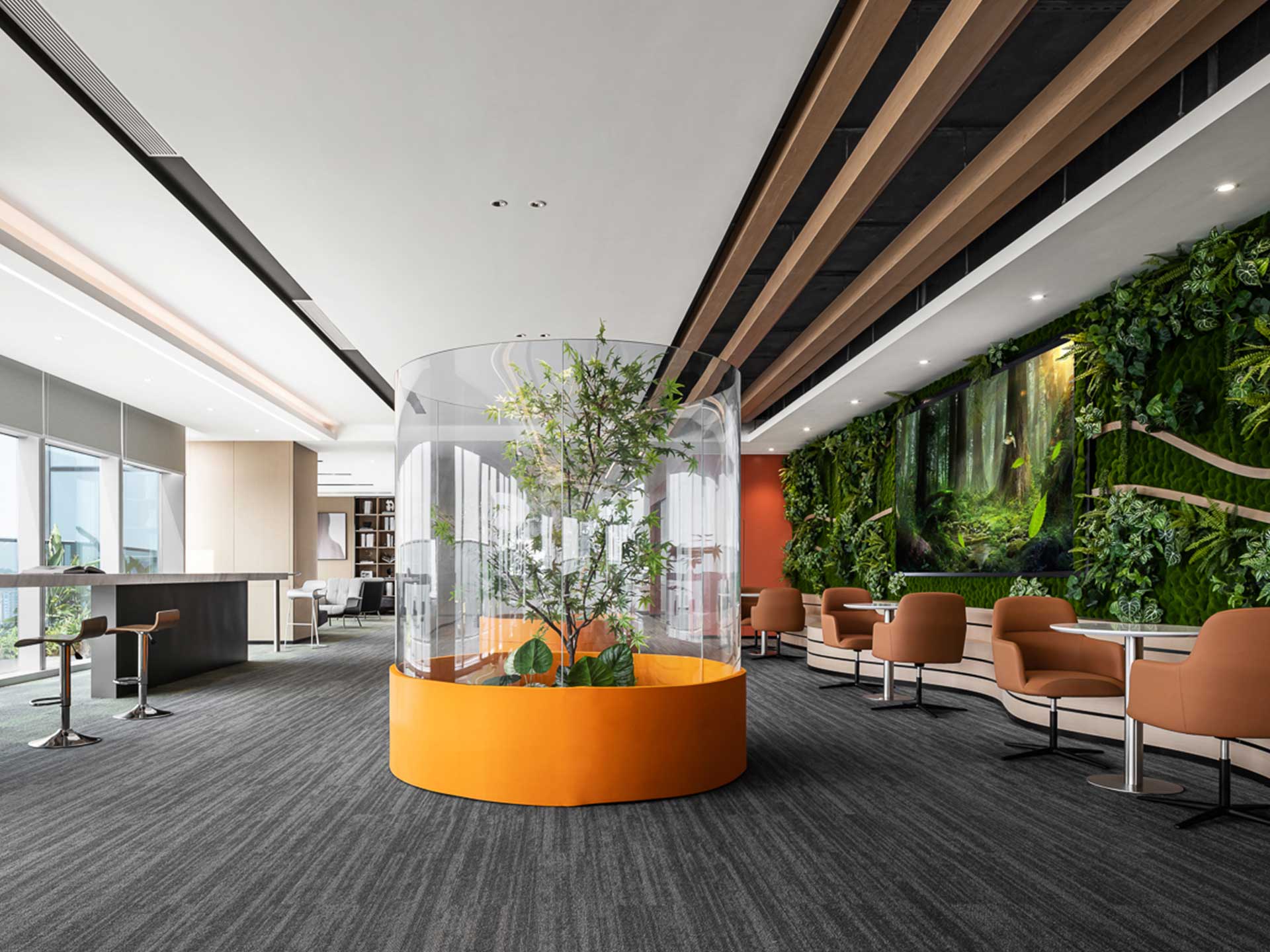 1000平米鄭州辦公室裝修效果圖