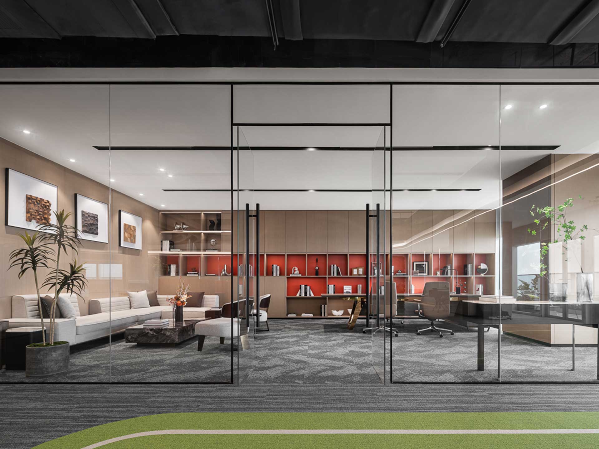 1000平米鄭州辦公室裝修效果圖