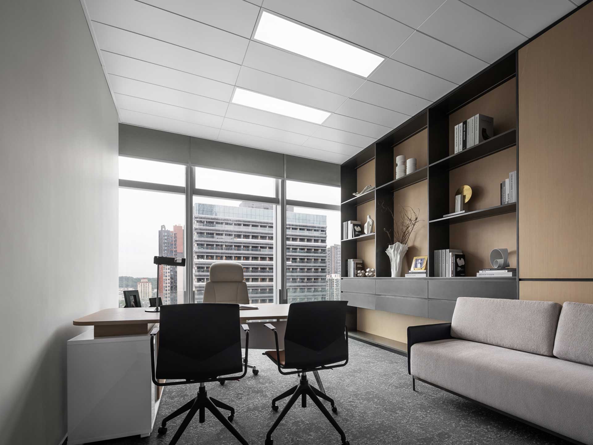 315平米鄭州辦公空間設計施工效果圖