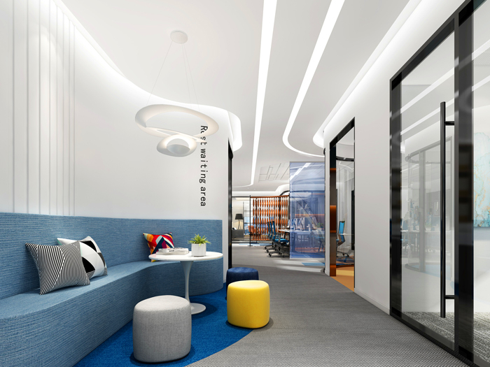 400平鄭州辦公空間設計效果圖