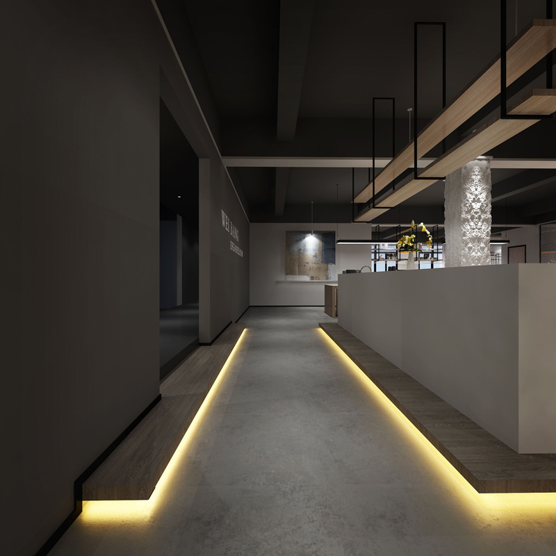 265平米鄭州辦公室設計特色藝術效果圖