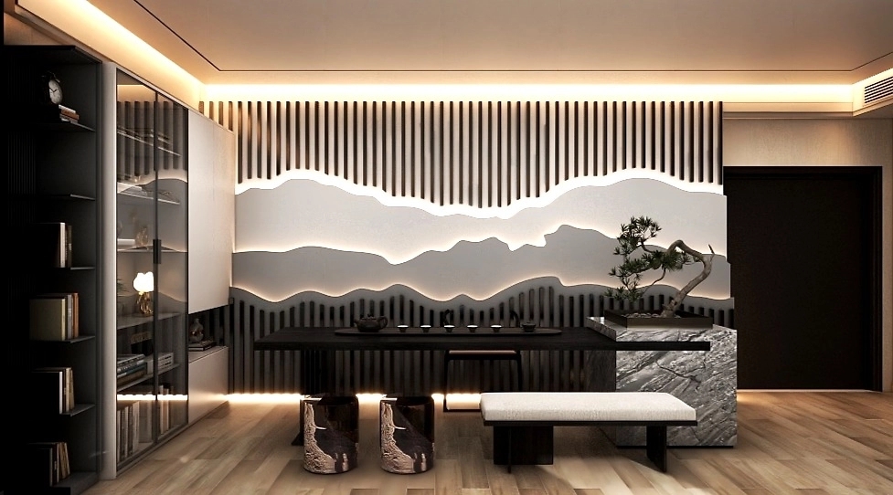 185平米鄭州企業辦公室裝修設計效果圖