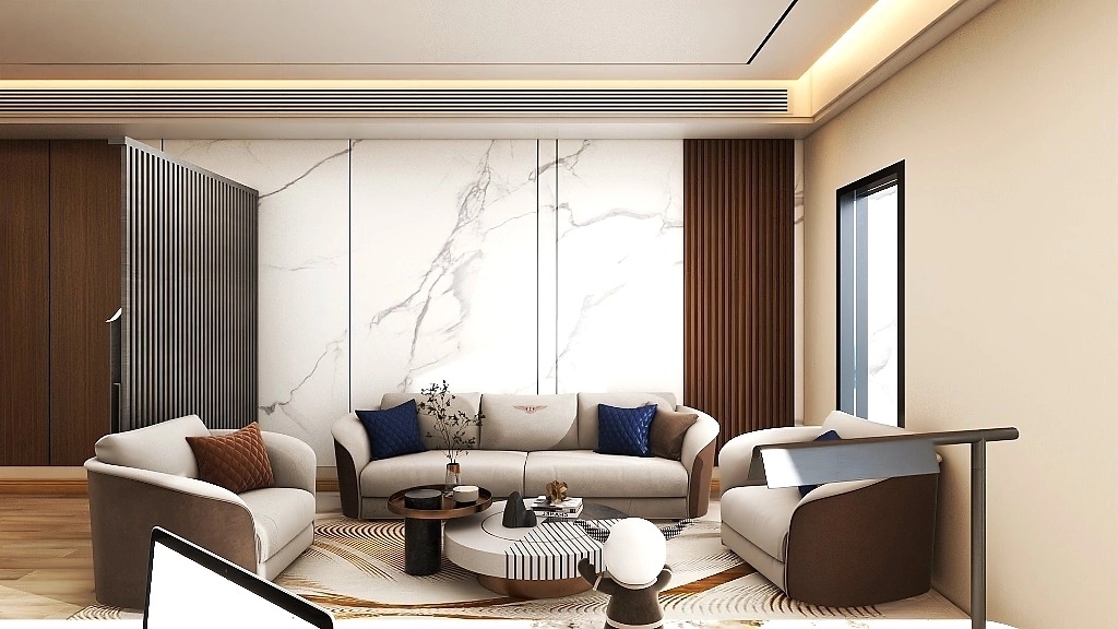 185平米鄭州企業辦公室裝修設計效果圖