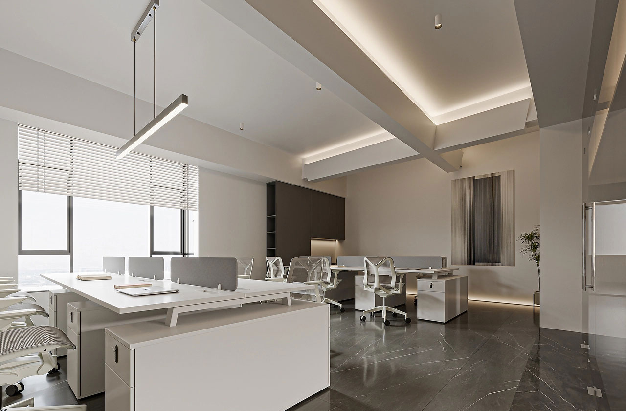 200平新中式鄭州辦公室裝修設計效果圖