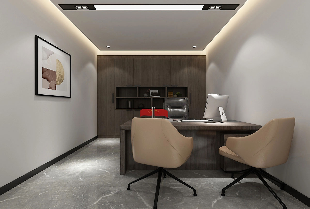 160平米鄭州辦公室裝修設計效果圖