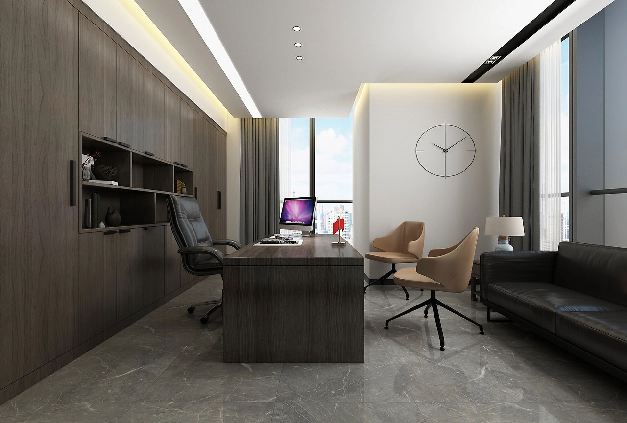 160平米鄭州辦公室裝修設計效果圖