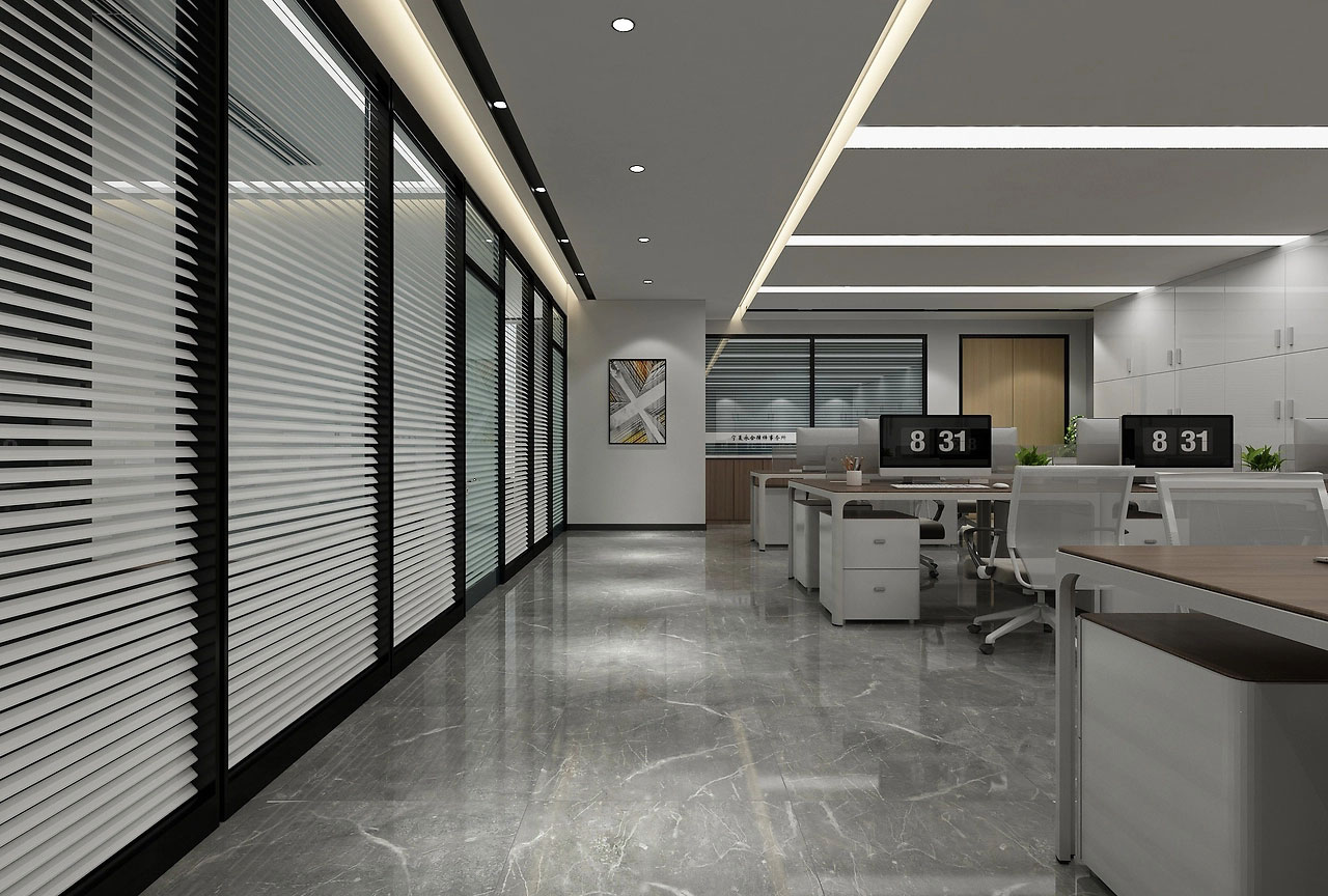 160平米鄭州辦公室裝修設計效果圖