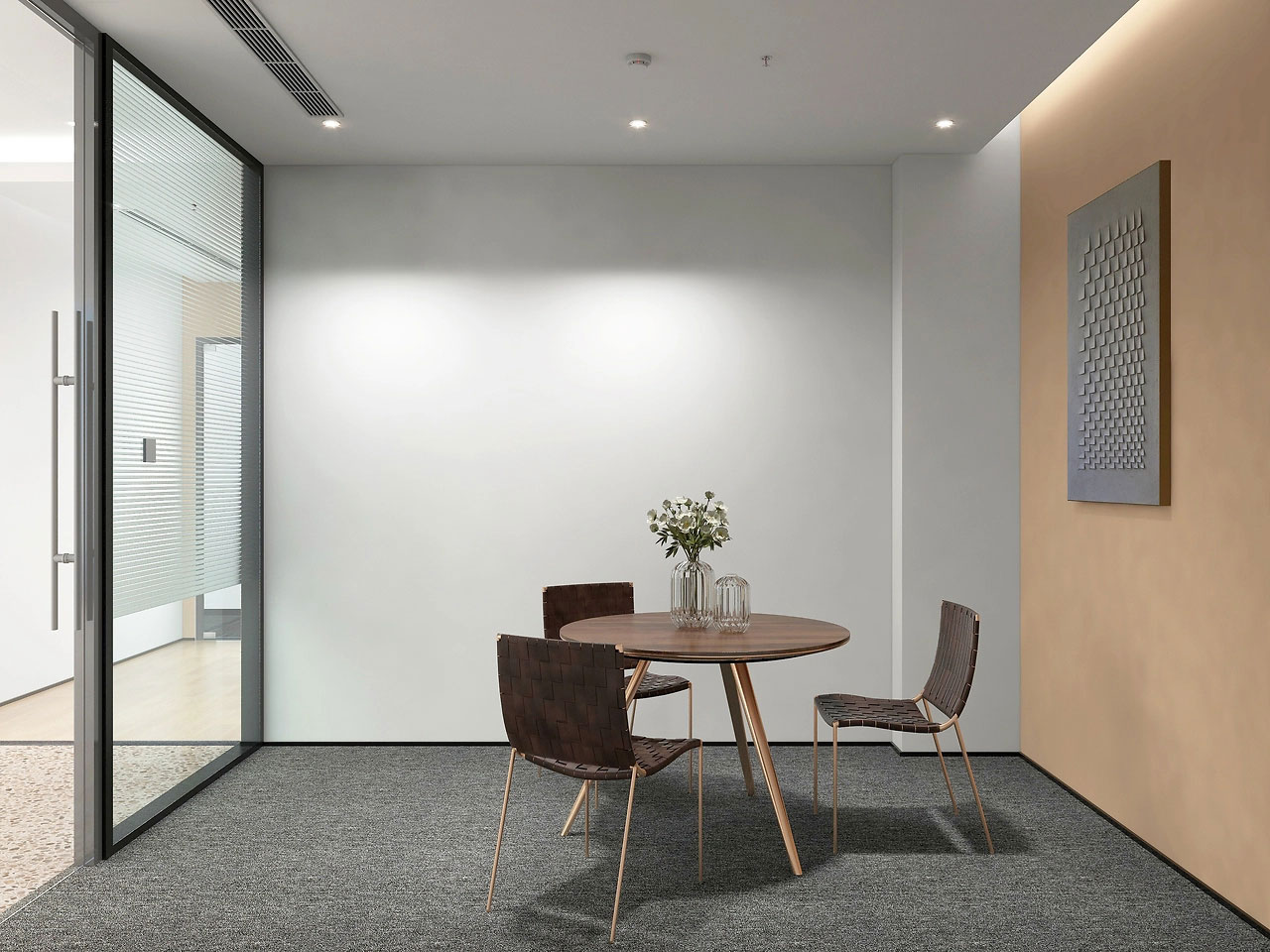 235平米鄭州辦公室裝修設計效果圖