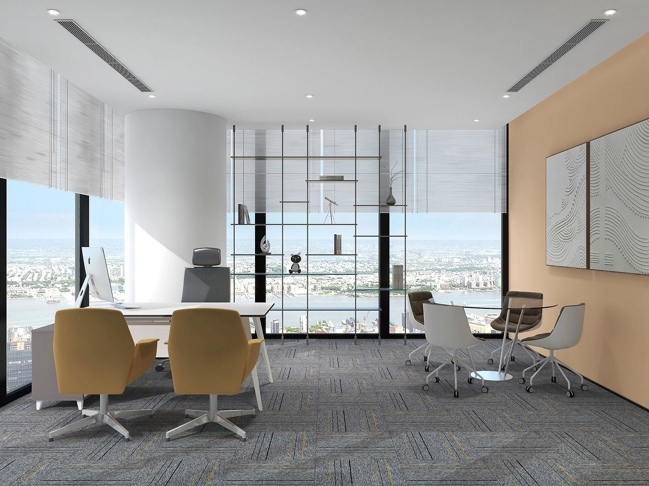 235平米鄭州辦公室裝修設計效果圖