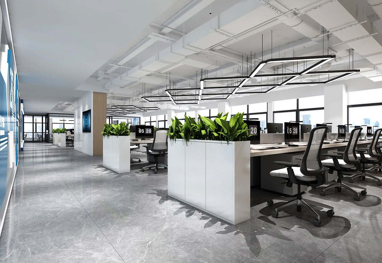 325平米鄭州辦公室裝修設計效果圖