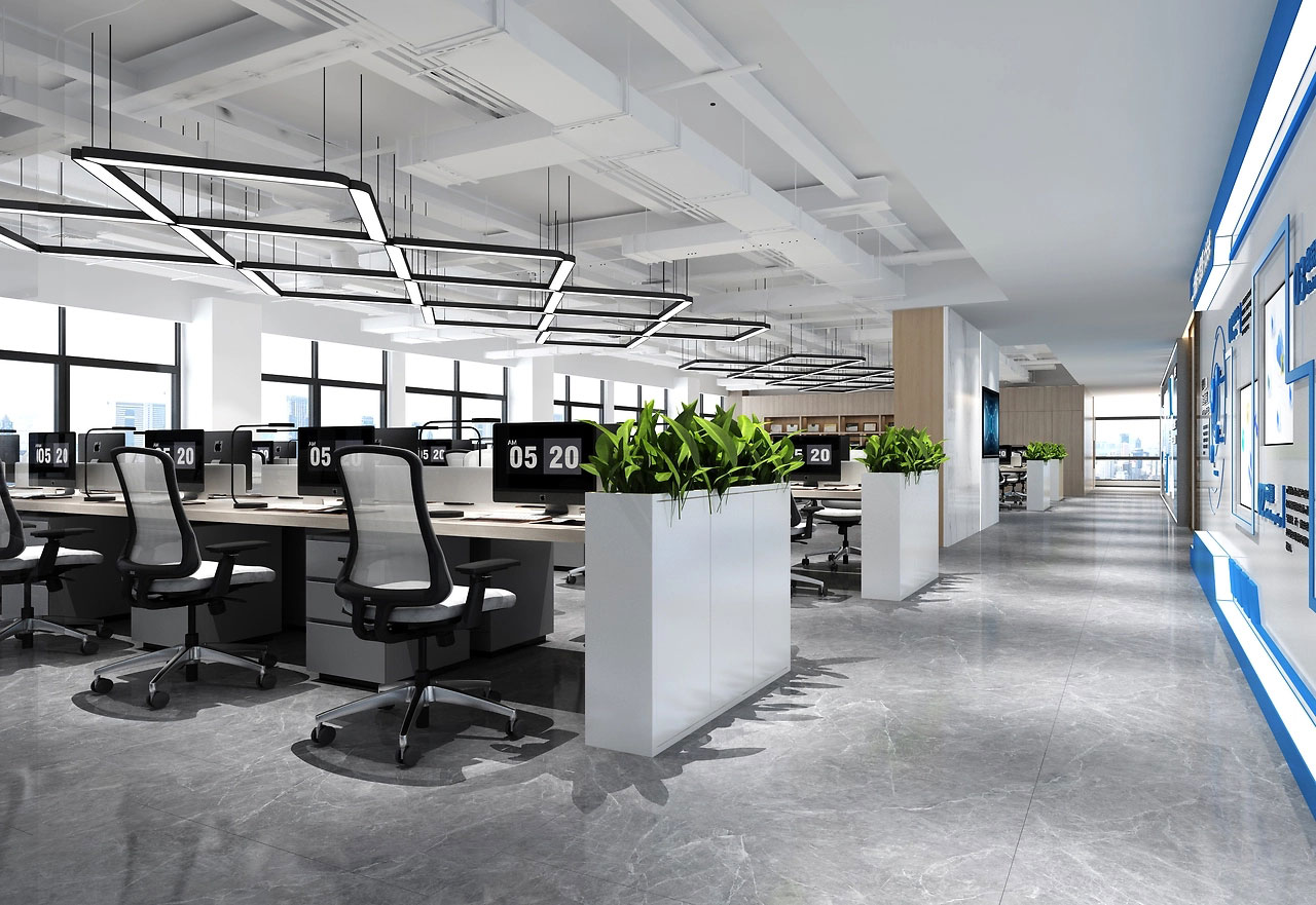 325平米鄭州辦公室裝修設計效果圖