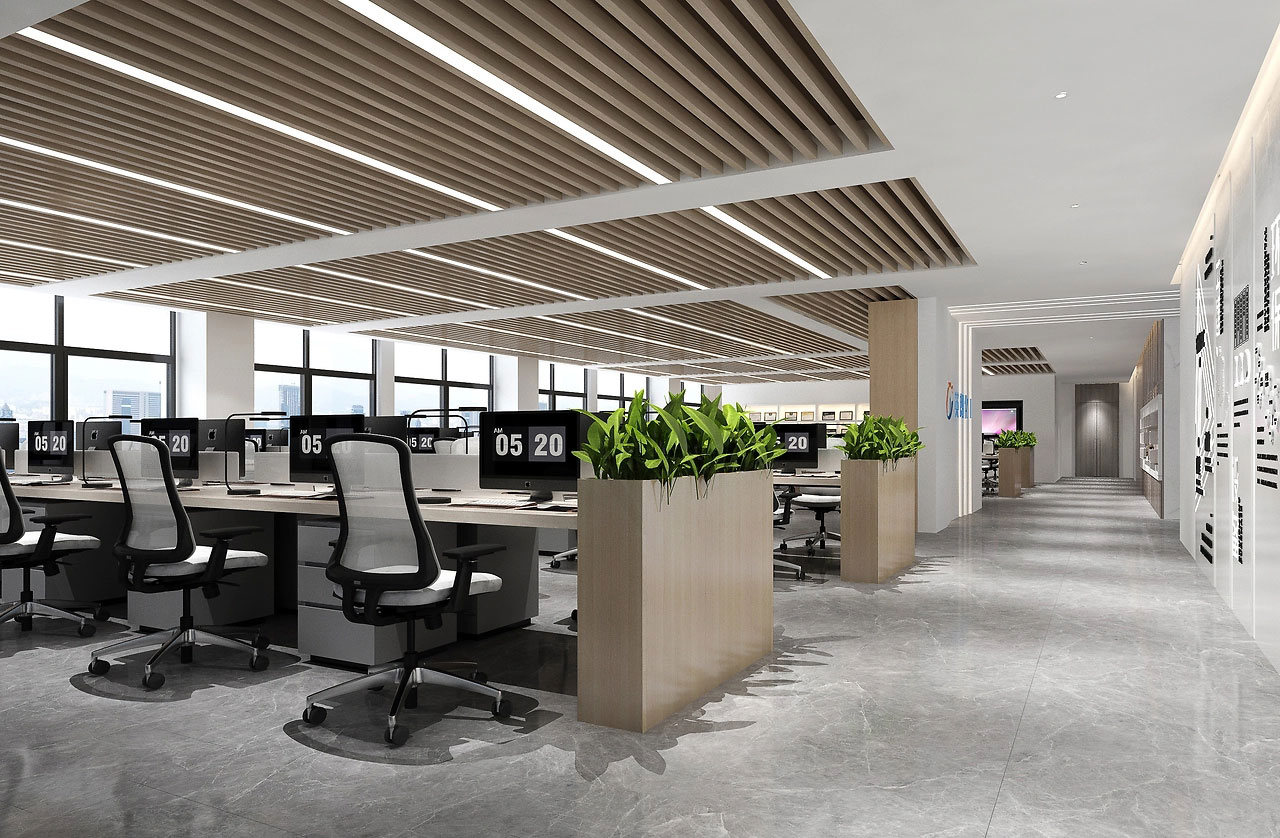 325平米鄭州辦公室裝修設計效果圖