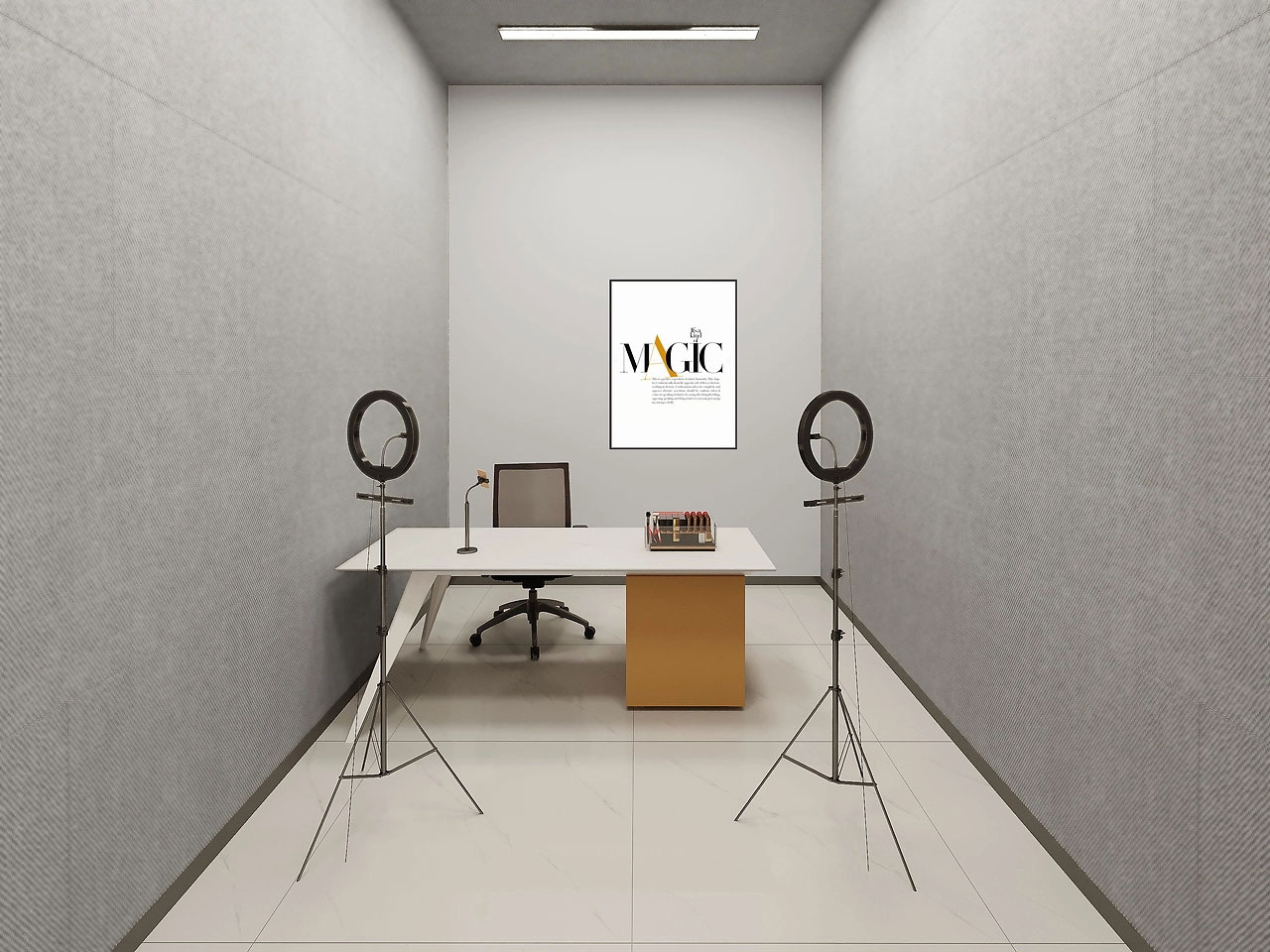 210平米鄭州辦公室設計效果圖